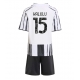 Juventus Pierre Kalulu #15 Replike Domaci Dres za djecu 2025-26 Kratak Rukav (+ Kratke hlače)